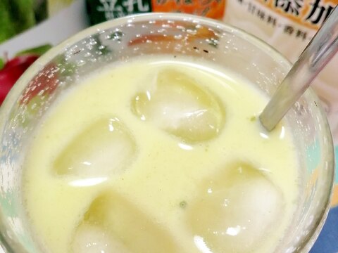 アイス☆グリーンパンプキンヨーグルトミルク♪